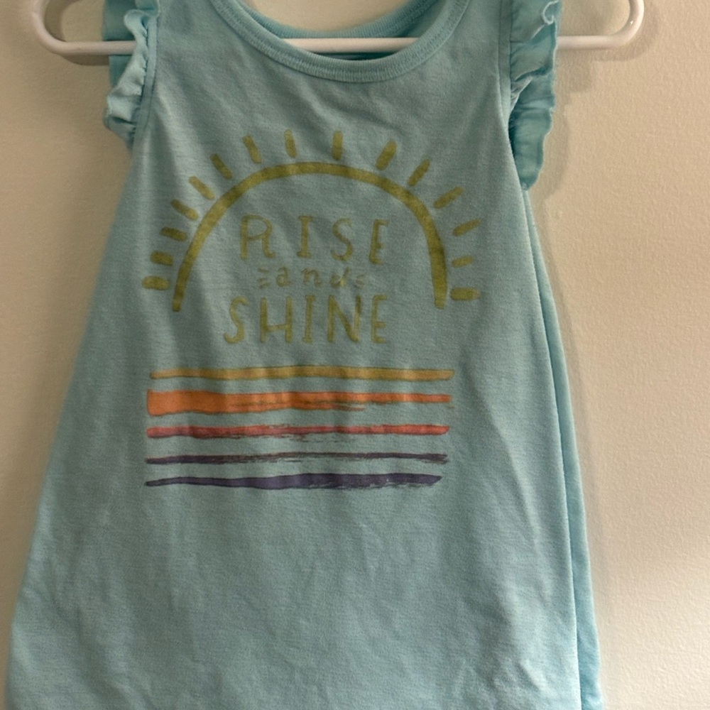 OshKosh B'gosh Blue Pajama Top with Vibrant Design